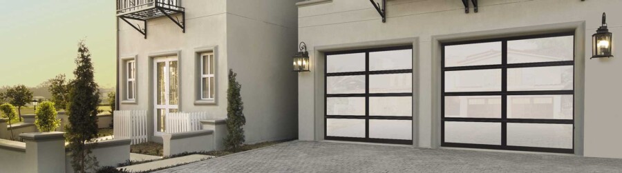 Model 8850, Aluminum Anodized, Bronze Satin Etched Glass