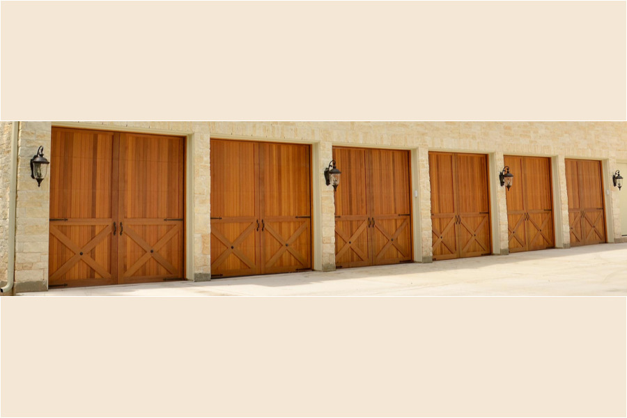 Custom Wood Garage Door - Barn Door