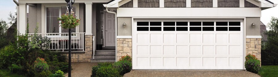 Model 100, Wood Garage Door White